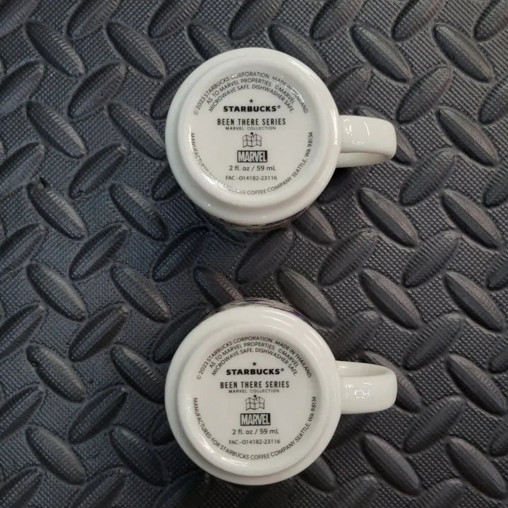 Starbucks Been There Series Marvel Wakanda Espresso Cups Set of 2